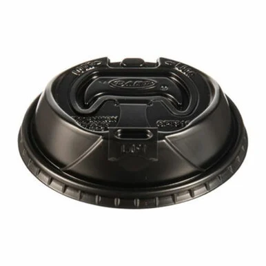 Dart OPT316B Optima Reclosable Lids For Paper Hot Cups, Fits 10 Oz To 24 Oz Cups, Black, 1,000/carton