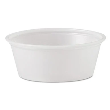 Dart P150N Polystyrene Portion Cups, 1.5 Oz, Translucent, 2,500/carton