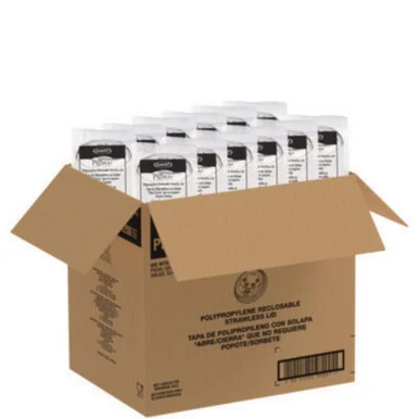 Dart P3032RSL Prima Strawless Plastic Lids, Fits 30 Oz To 32 Oz Cold Cups, Clear, 100/sleeve, 12 Sleeves/carton