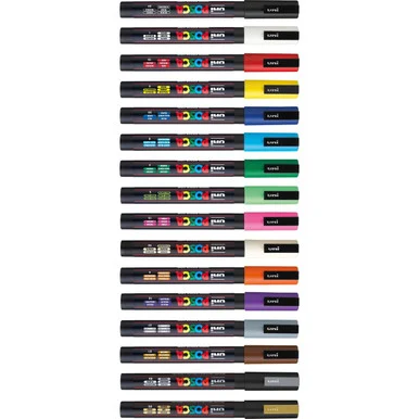 uni® Posca PC-3M Paint Markers (pc3m16c)