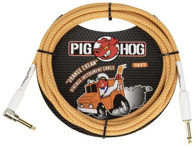 Pig Hog PCH102OCR orange Cra me 2.0-in Instrument Cable