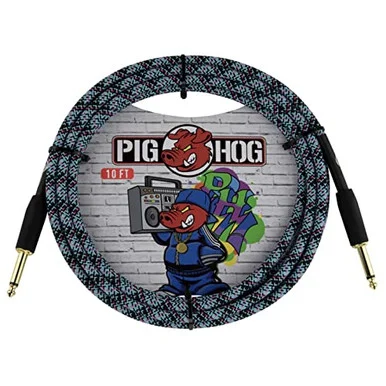 Pig Hog PCH10GBL Blue Graffiti