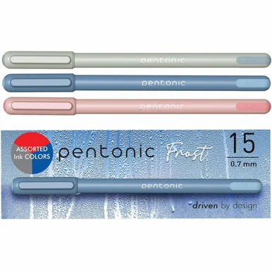 Pen-Tab Frosted Barrel Ballpoint Pens (pen13088)