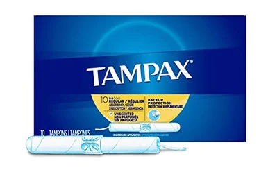 Procter & Gamble PGC20831 Tampons, Original, Regular Absorbency, 10/boX