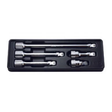 Koken Usa PK4763/5 Ko-ken Usa 1/2 Sq. Dr. Wobble-fix Extension Bar Set 50-250mm Abs Tray 5 Pieces PK4763/5