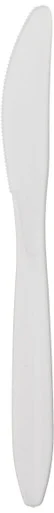 Dixie Medium Weight Knife - 1000/carton - Plastic - White (PKM21)