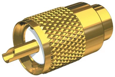 Shakespeare PL-259-8X-G Gold Plated Pl-259 Connector W/ug176