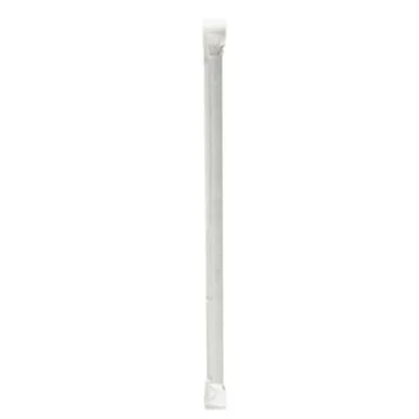 Boardwalk PPRSTRWBLIW Wrapped Jumbo Paper Straws, 7.75", Paper, Black, 1,280/carton