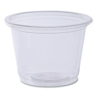 Boardwalk PRTN1TS Souffle/portion Cups, 1 Oz, Polypropylene, Clear, 20 Cups/sleeve, 125 Sleeves/carton