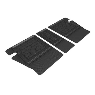 3D Mats Q1MB1781309 Kagu Floor Mat - Black