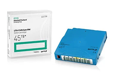 HPE LTO-9 Ultrium 45TB RW Non Custom Labeled 20 Data Cartridges with Cases (q2079an)