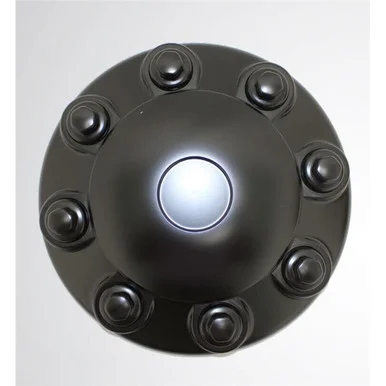 Phoenix Usa Q822BF Black Hub Cover Abs Front 19.5 In 8