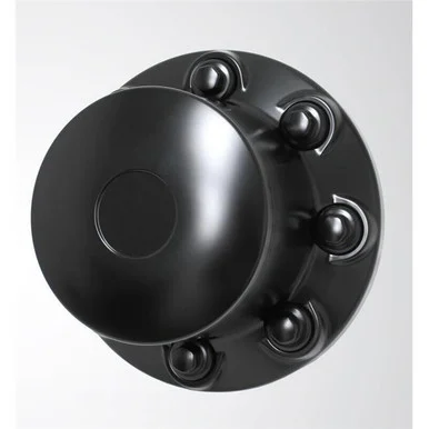 Phoenix Usa Q822BR Black Hub Cover Abs Rear 19.5 In 8