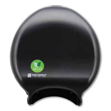 San Jamar R2000REBK Ecological Green Tissue Dispenser, 16.75 X 5.25 X 12.25, Black