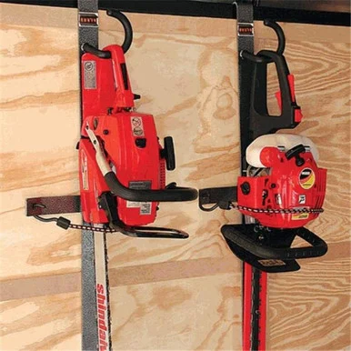 Rack 'Em Manufacturing RA3 Hedge Trim and Chainsaw Rack - rack em manufacturing