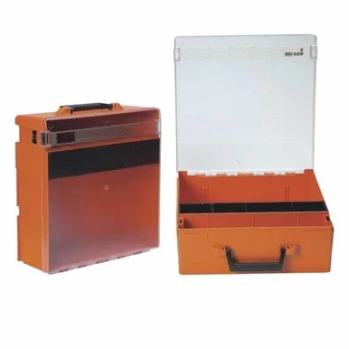Rolacase RC003/CL Plastic Parts Organizer Case - Orange RC003/CL