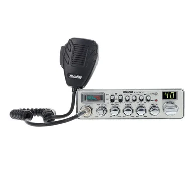 Roadking Rkcbfm Dual-mode Am Fm Cb Radio For Truckers Full 40 Channels Pro Emergency Channel Cb With Noise-cancelling Mic Large Display 4watts