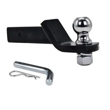 Roadpro Rp21556 Trailer Hitch Ball Mount With 2 Inch Ball And Hitch Pin Clip Solid Steel Tow Ball Hitch 2in Receiver 5000 Lbs 3.25in Drop Starter Kit