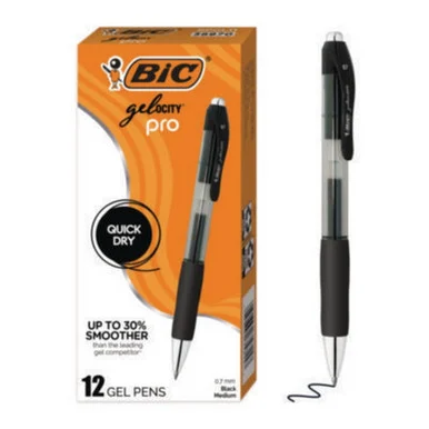 BIC Gelocity Pro Gel Pen (rpgl11blk) - Bic Corporation