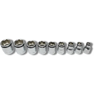 Koken Usa RS3450A/9 Ko-ken Usa 3/8 Sq. Dr. Nut-grip, Sae, Socket Set - 9 Pieces RS3450A/9