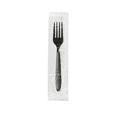 Dart RSK10004 Boxed Reliance Medium Weight Cutlery, Fork, Black, 1,000/carton