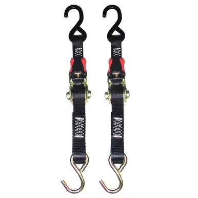 Rod Saver RTD4 Rubber Ratchet Tie-down - 1" X 4' - Pair