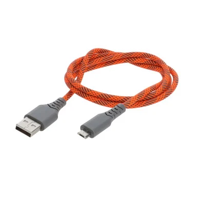 Rove 3ft Micro To Usb Braided Cable Rv3ftmusb Charging Cord For Mobile Devices-assorted