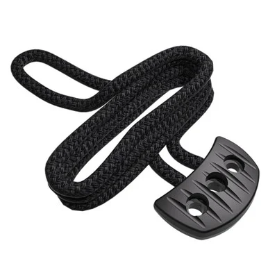 The Snubber S51390 Snubber Pull W/rope - Black