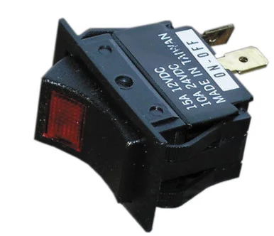 Whitecap S8047C Rocker Switch - Black