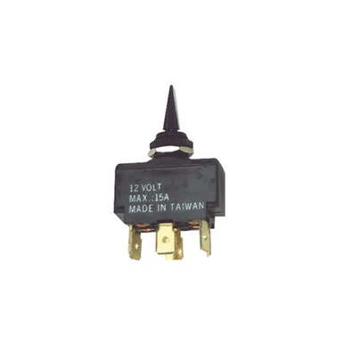 Whitecap S8076C Black Toggle Switch