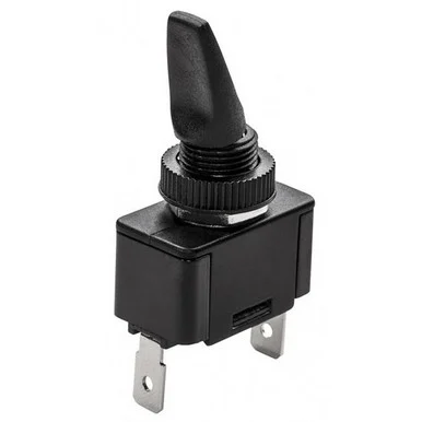 Whitecap S8077C Black Toggle Switch