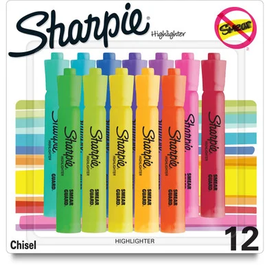 Sharpie SmearGuard Tank Style Highlighters (san-2157492)