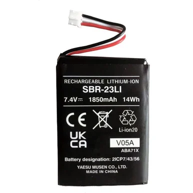 Standard Horizon Sbr-23li Li-ion Battery Pack F/hx210