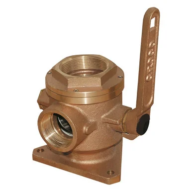 Groco SBV-1250-P 1-1/4" Safety Seacock W/1" Side Port