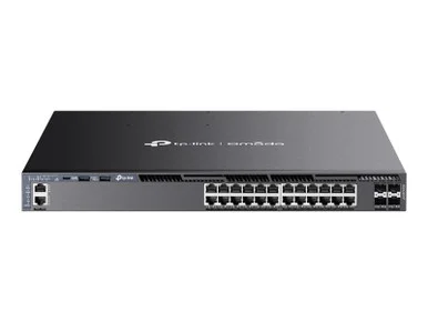 TP-Link Omada 24-Port Gigabit Stackable L3 Managed PoE+ Switch with 4 10G Slots (sg6428xhp)