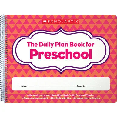 Scholastic Daily Plan Book for Preschool (shs-806458)