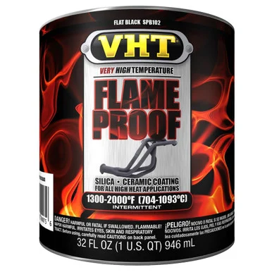 Krylon SPB102 High Heat Paint Flat Black Quart