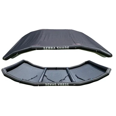 Sebba Shade SS8X12BLK 8 X 12 Ft. Black Sun Shade F/boats 26'+