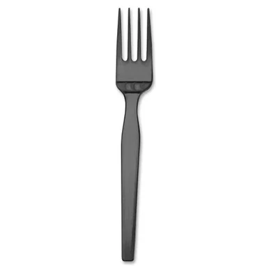 Dixie Smartstock Cutlery Dipesnser Fork Refills - 40/carton - Plastic - Black (SSF51)