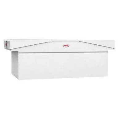 RKI ST63WB 30" Wide Double Lid Steel Cross Box for Fullsize Trucks Black