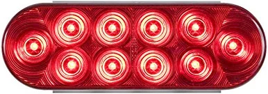 Optronics STL72RB Oval Grommet Mount LED Tail Light Red