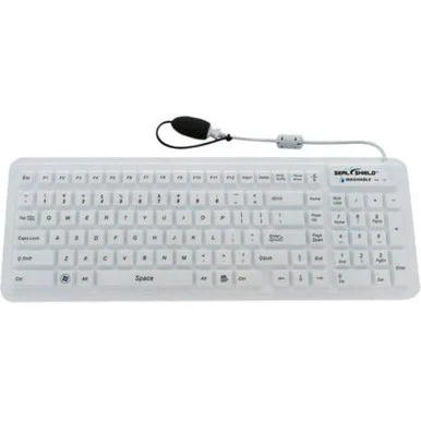 Seal Shield Glow 2 Waterproof Keyboard Backlit Magnetic Backing SW106G2M