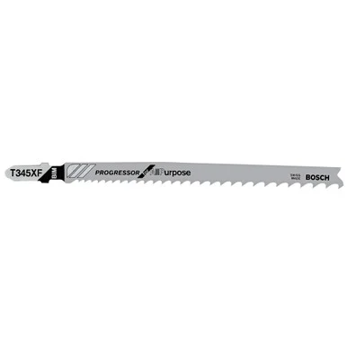 Robert Bosch Tool Corporation T-345-XF3 Jig Saw Blade 5-1/4" Progressor Bimetal 3/pk