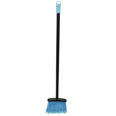 Impact T001501 Lobby Dust Pan Broom, 36.86", Black/blue, 12/carton
