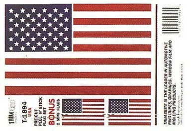 Prostripe T1894 Trimbrite American Flag Sticker