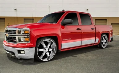 ICI T2408304M Stainless steel rocker panels for 2020 Chevrolet Silverado 2500/3500 - ici auto