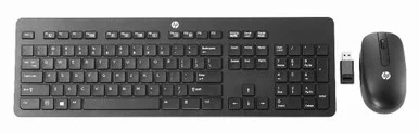 Hewlett Packard T6L04AA Slim Wireless Keyboard and Mouse Combo