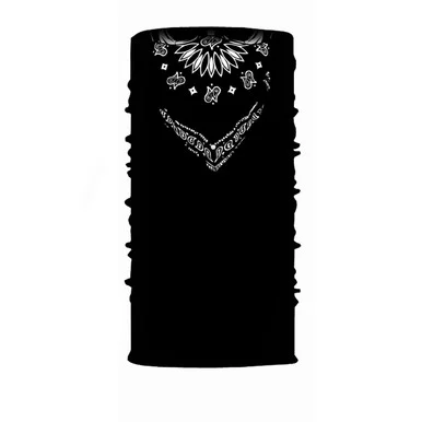 Trader Bo's TB1060191 Trader Bos Tb1060191 Bandana Face Guard Balaclava Face Mask Neck Gaiter Uv Protector Motorcycle Ski Scarf For Men Women-black