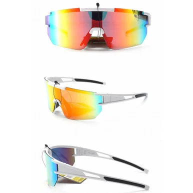 Trader Bo's TB122WHFYWBLL Traders Bos Tb122whfywbll Sports Sunglasses For Women Youth And Men Uv400 Protection Ideal For Cycling Skiing Hiking Kayaking-white Frame