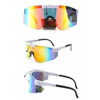 Trader Bo's TB122WHTFRAME Traders Bos Tb122whtframe Sports Sunglasses For Women Youth And Men Uv400 Protection Ideal For Cycling Skiing Hiking Kayaking-white